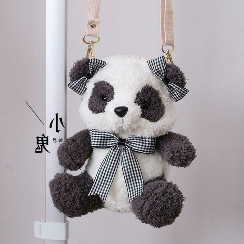 Kawaii Bamboo Milk Tea Panda Coquette Bag - Gen Z Streetwear