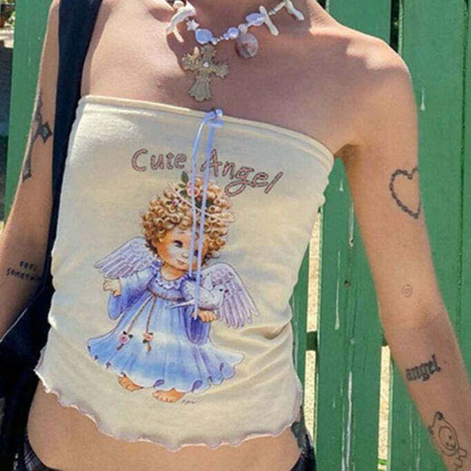 Kawaii Fairycore Coquette Corset Top for Gen Z Streetwear