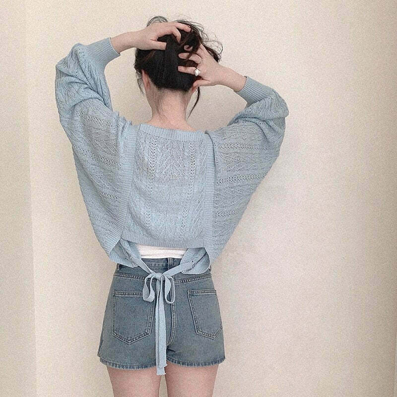 Kawaii Fairycore Kimono Cardigan for Gen Z Streetwear