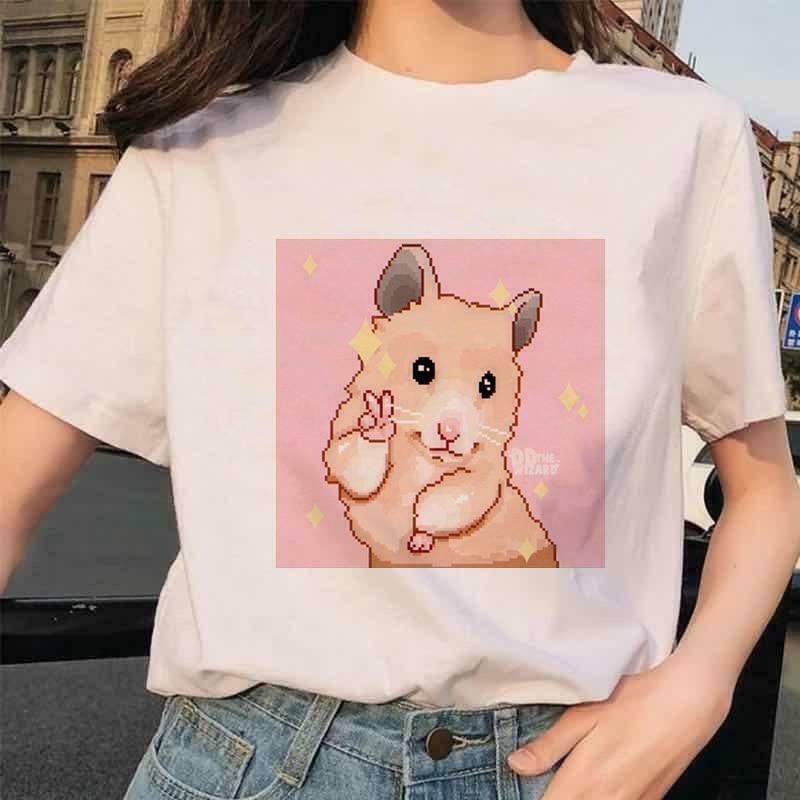 Kawaii Graphic Tee: Trendy Gen Z Streetwear with Y2K Vibes