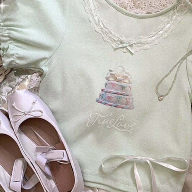 Kawaii Princesscore Fairycore Top for Gen Z Streetwear