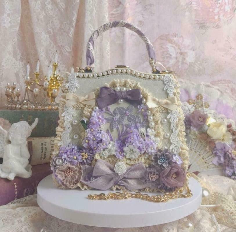 Lavender & Violet Garden Party Kawaii Bag for Gen Z Fashionistas