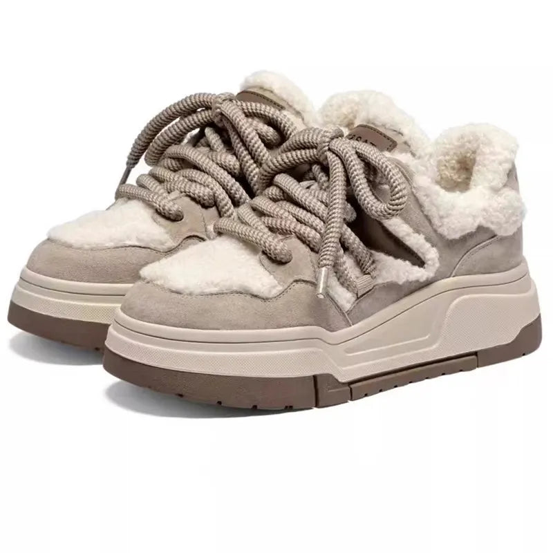 Pando Winter Sneakers: Trendy Gen Z K-POP Streetwear for Y2K Style