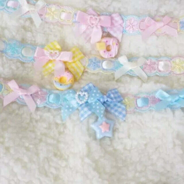 Pastel Fairycore Kawaii Choker for Gen Z Streetwear Fashion