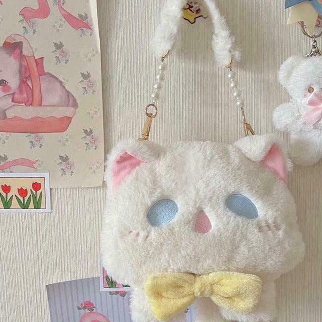 Pastel Kitten Fairycore Coquette Kawaii Bag for Gen Z Fashionistas