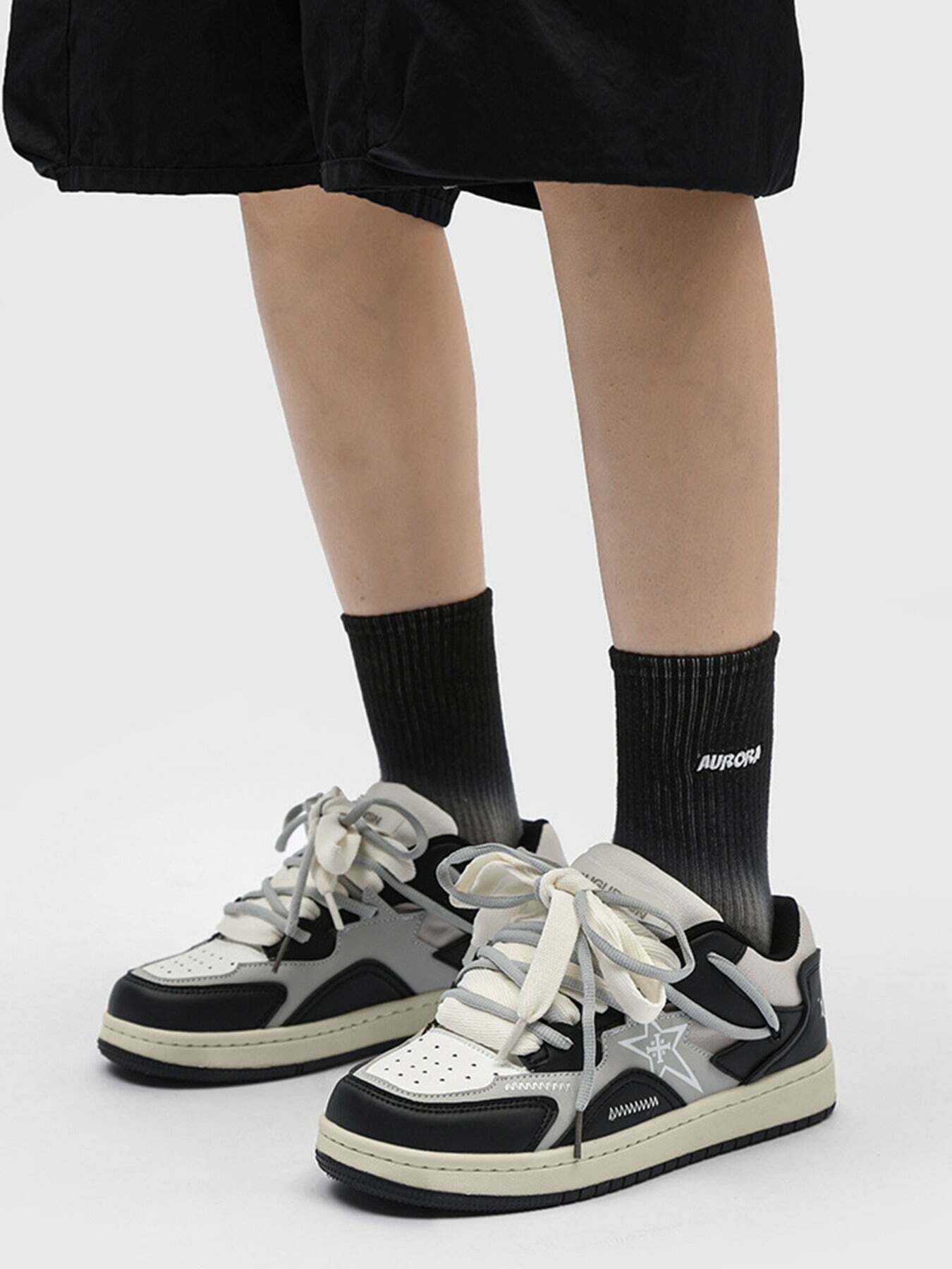 Pentagram Couple Shoes: Trendy Gen Z Streetwear for Casual Style