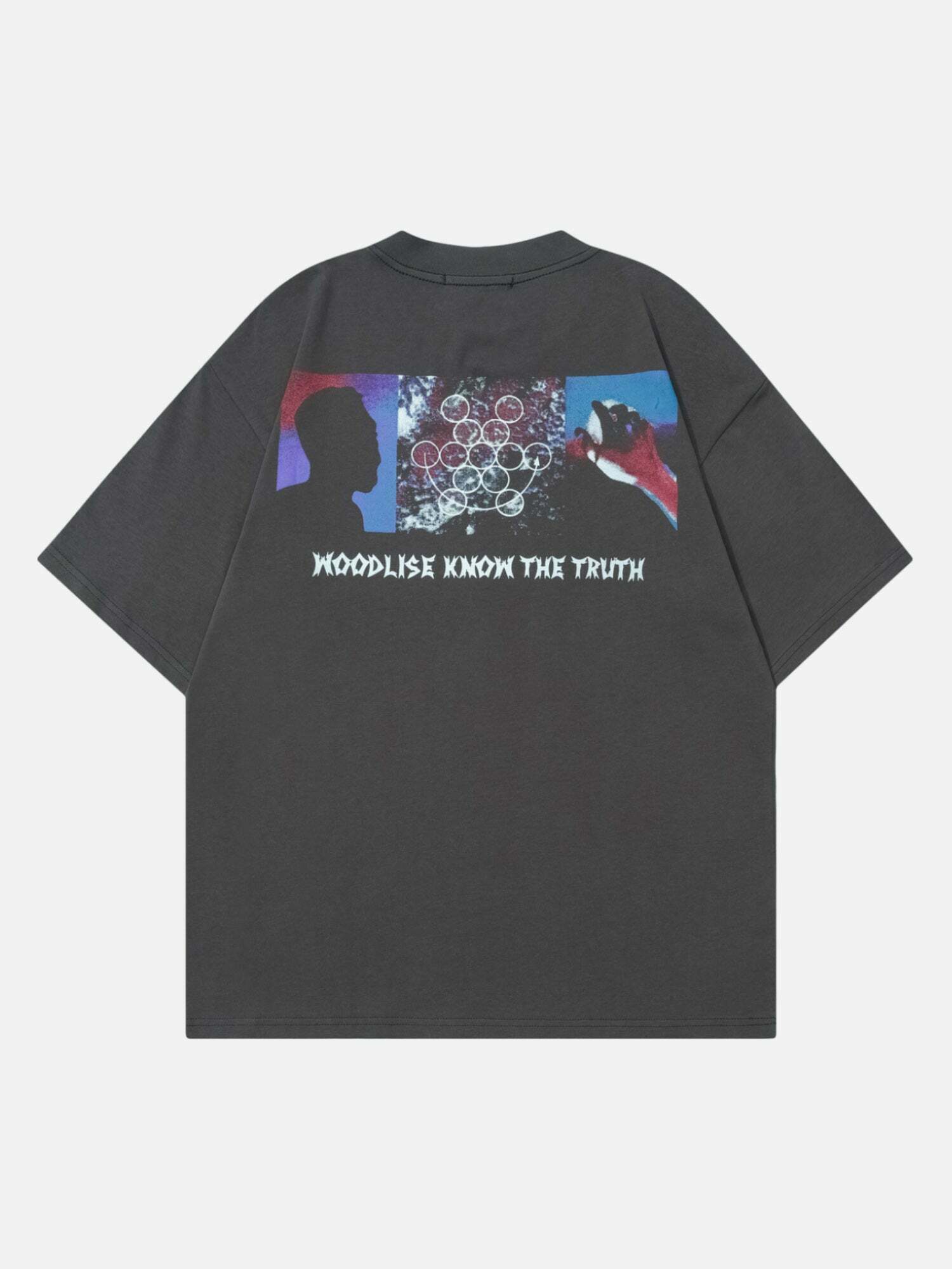 Retro Interstellar Face Design Tee: Gen Z K-POP Streetwear