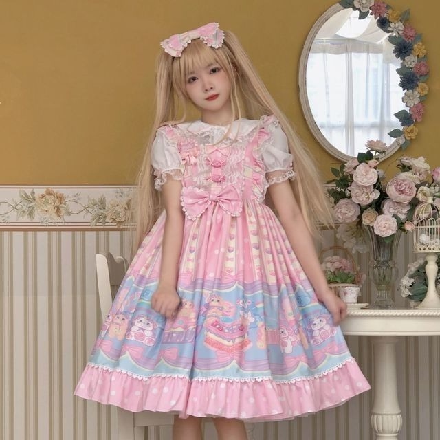 Retro Toy Collection Shelf Fairycore Princesscore Kawaii Dress