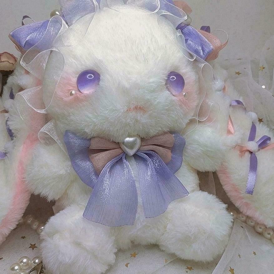 Ribbon Decor Bunny Bag for Gen Z: K-POP Streetwear & Y2K Fashion