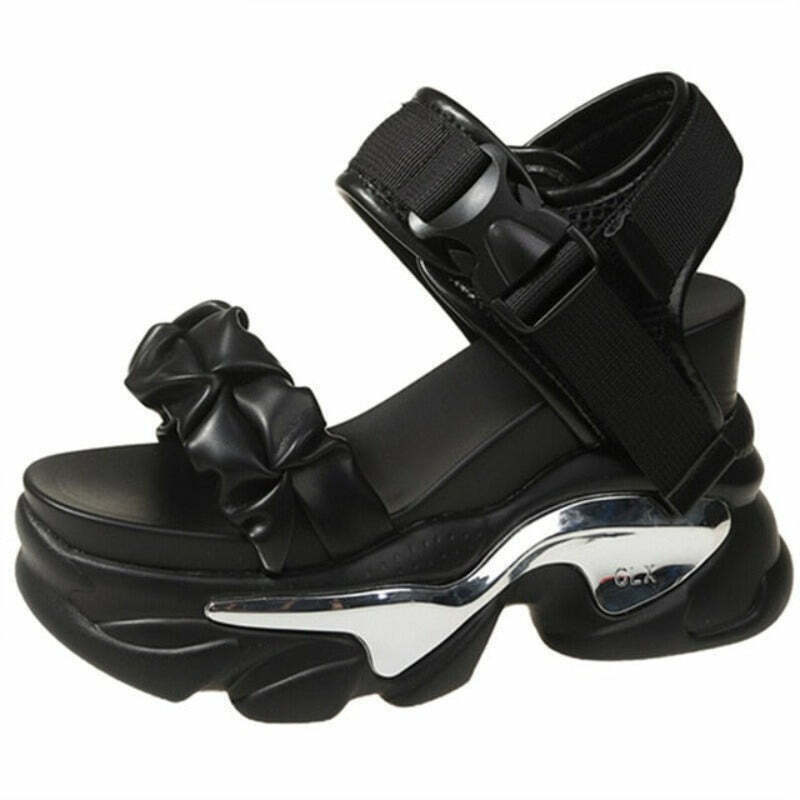 Riviera Rendezvous Chunky Platform Sandals for Gen Z Fashionistas