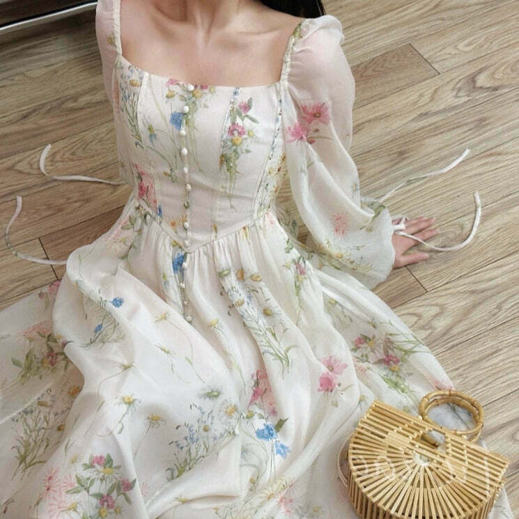 Romantic Fairycore Princess Dress for Gen Z K-POP Streetwear