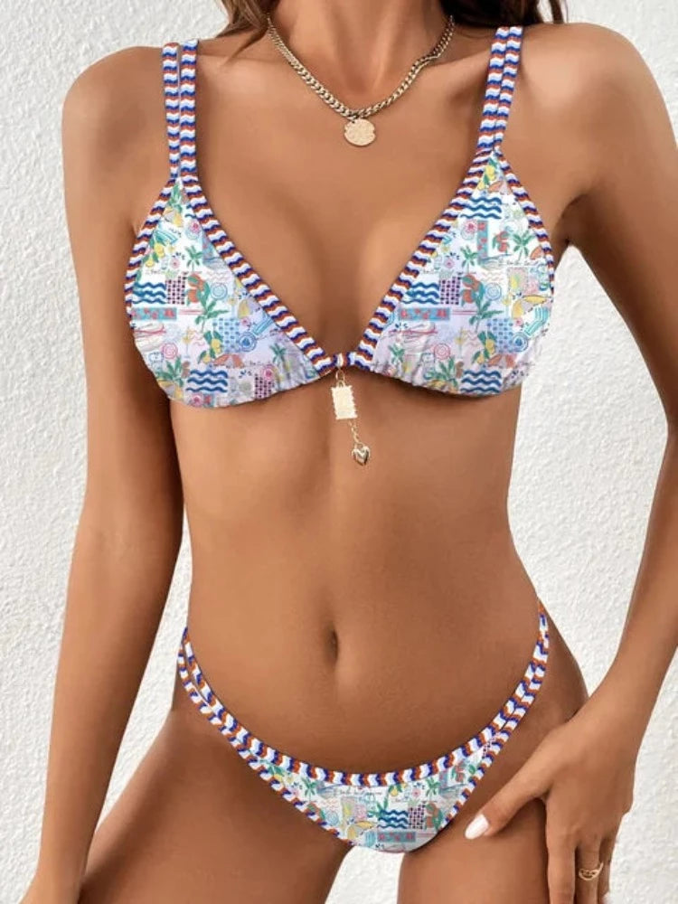 Seaside Siren Y2K Style Sexy Swimsuit for Gen Z Fashionistas