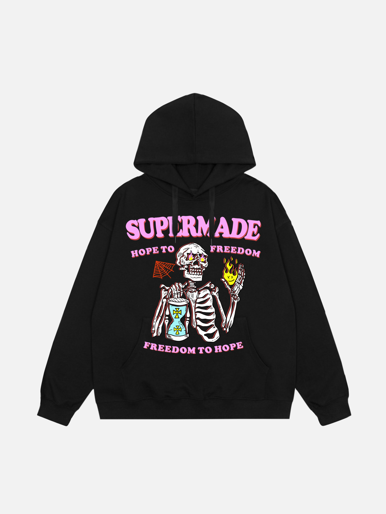 Skull Flame Halloween Hoodie for Gen Z Streetwear - Y2K Style