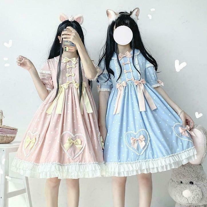 Snowy Valentine Fairycore Princess Dress for Gen Z Streetwear