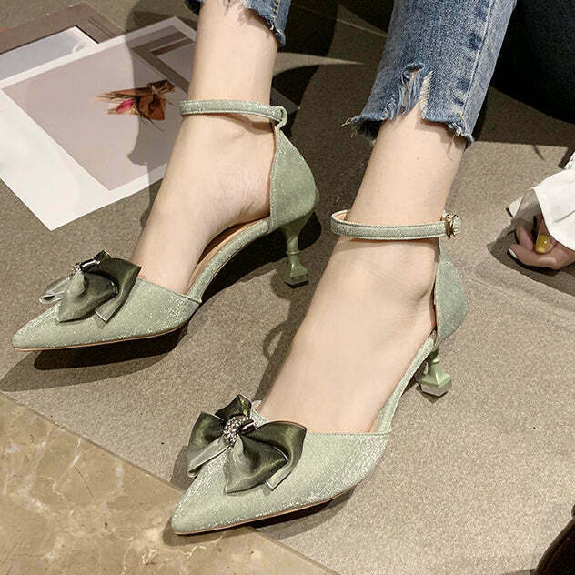 Solid Color High Heel Buckle Sandals for Gen Z Streetwear