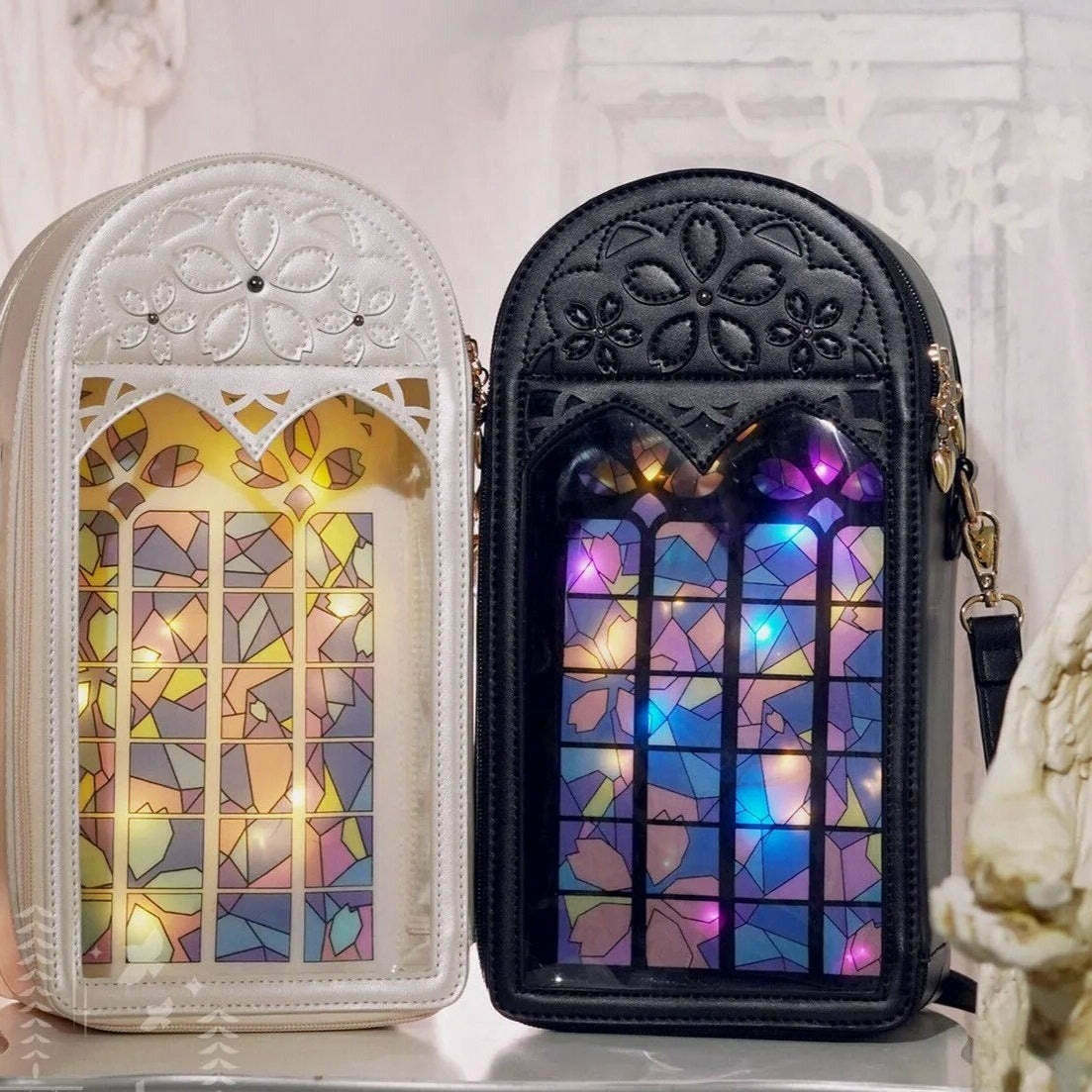 Stained Glass Cathedral Fairycore Gothic Kawaii Bag for Gen Z Fashion