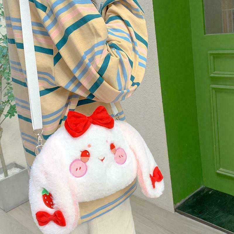 Strawberry Bunny Coquette Kawaii Bag for Gen Z Streetwear