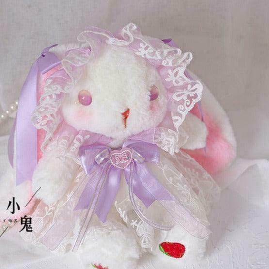 Strawberry Bunny Kawaii Fairycore Princess Bag for Gen Z Streetwear