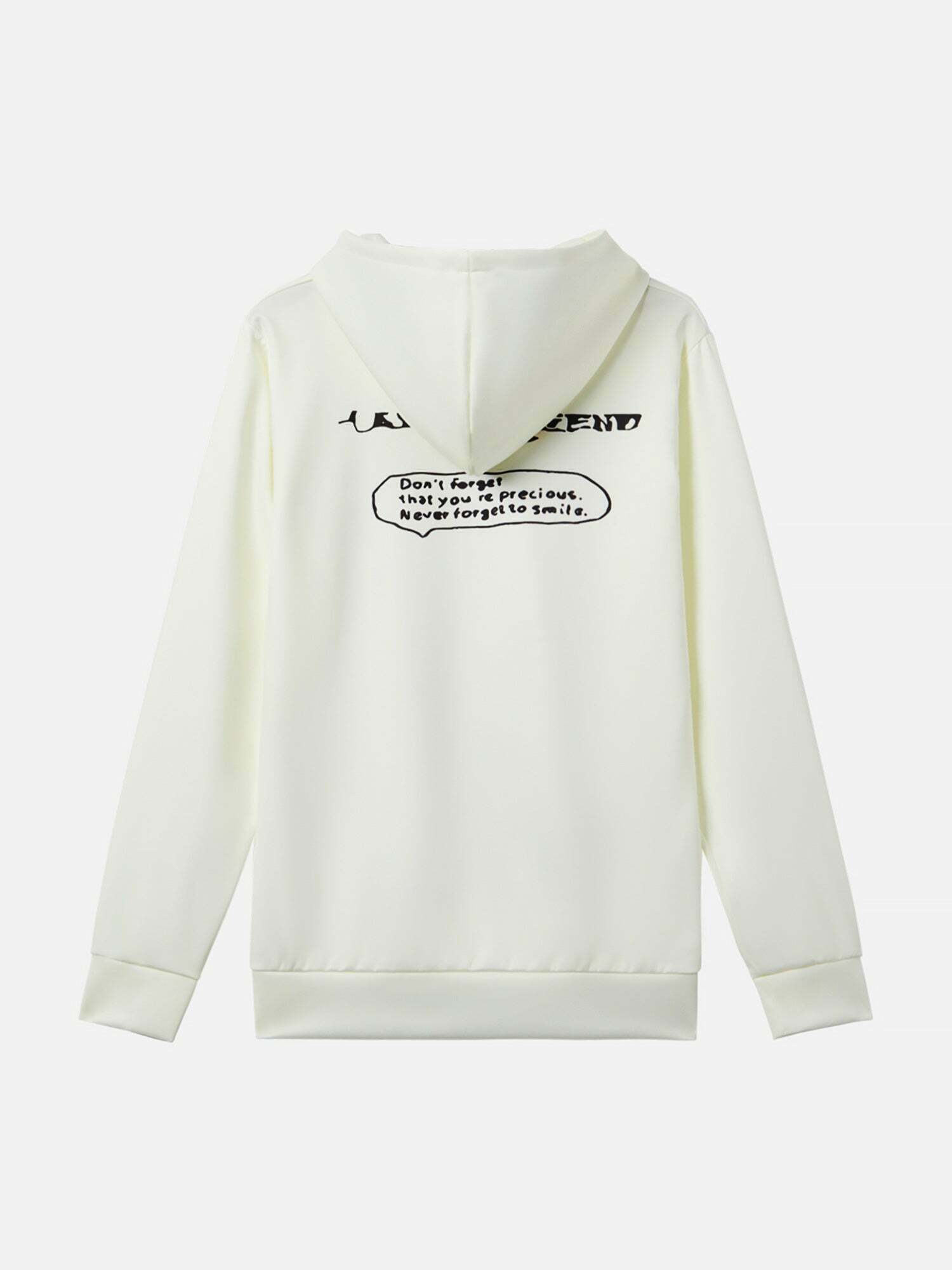 Streetwear Y2K Character Hoodie for Gen Z Fashion - Painted Design