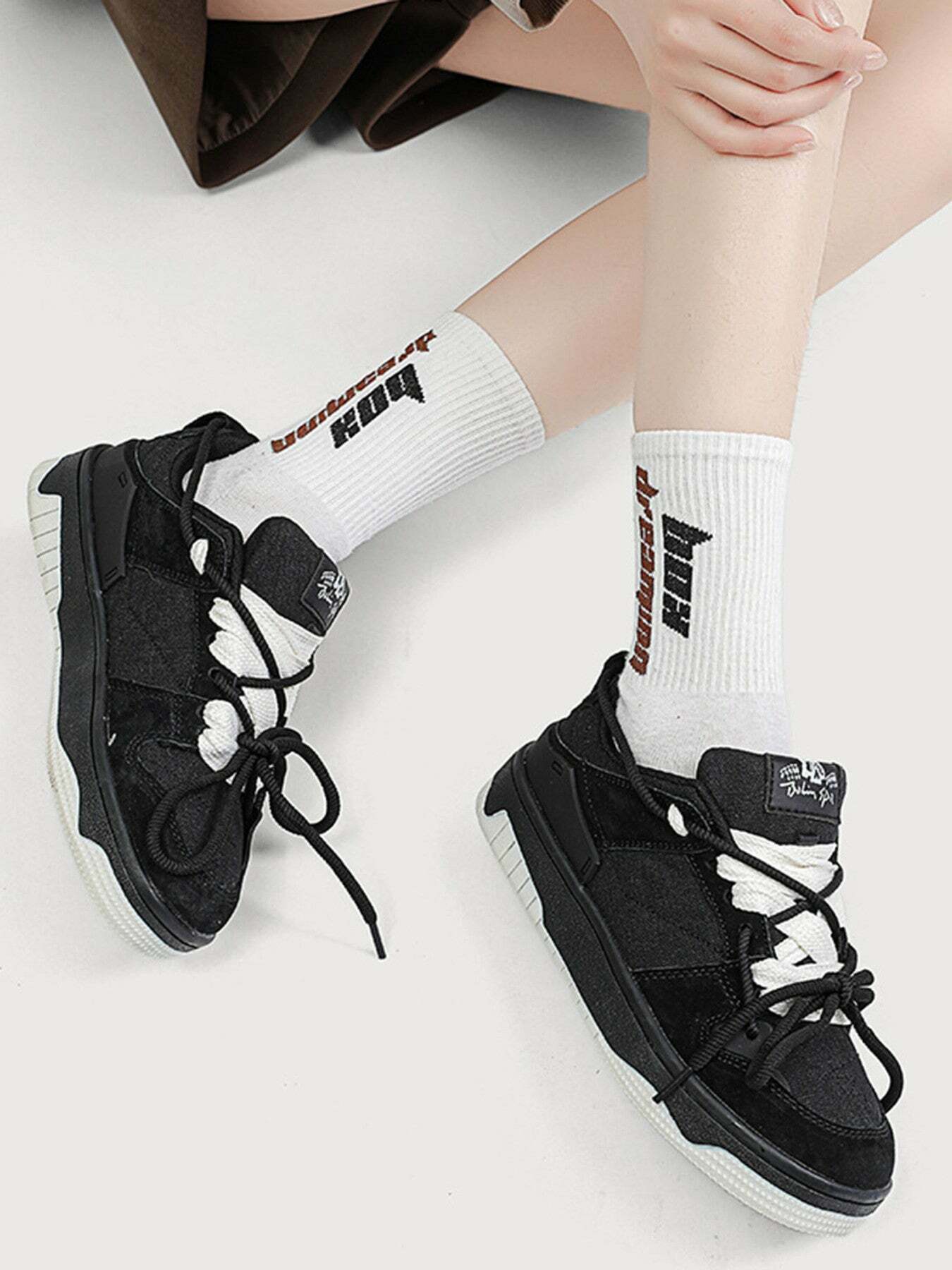 Stylish Gen Z K-POP Streetwear Sneakers for Couples