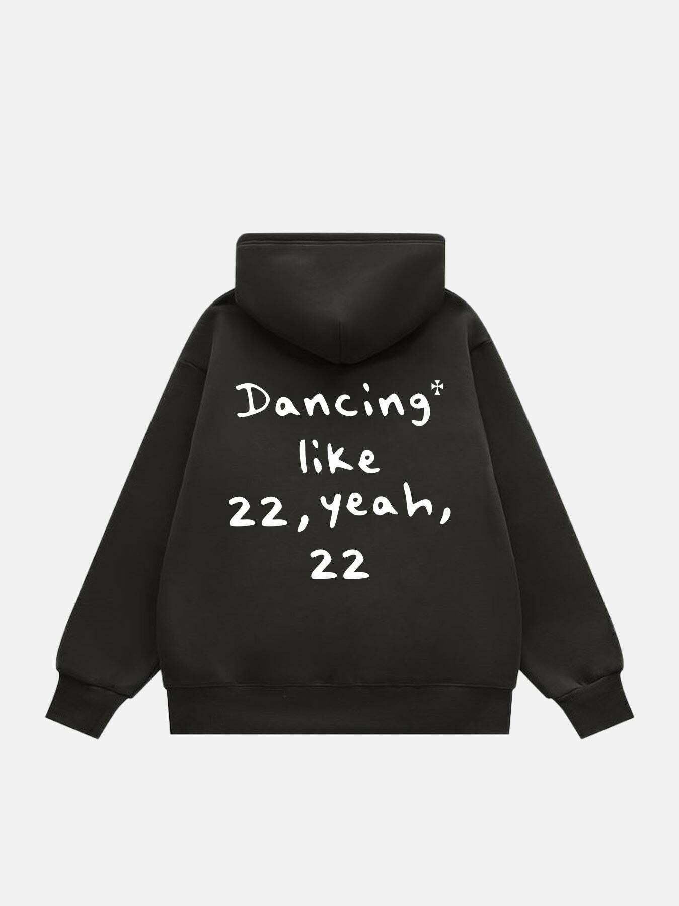 Stylish Handwritten Font Hoodie for Gen Z Fashionistas