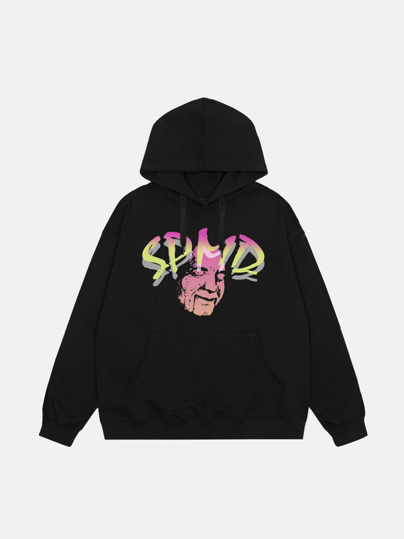 Stylish Skull Print Hoodie for Gen Z Fashionistas - K-POP Streetwear with Y2K Vibes