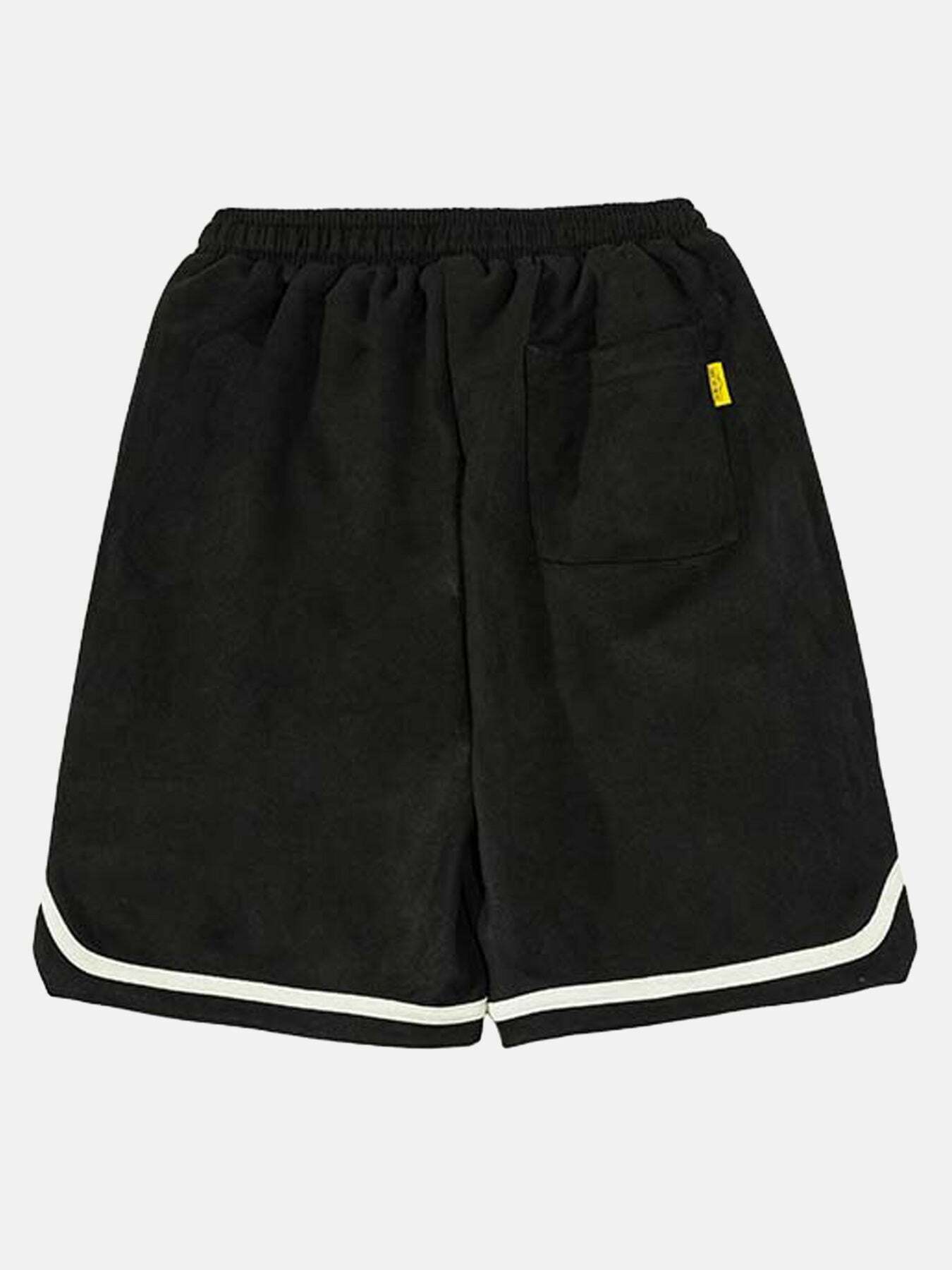 Suede Embroidered Shorts: Gen Z K-POP Streetwear & Y2K Fashion