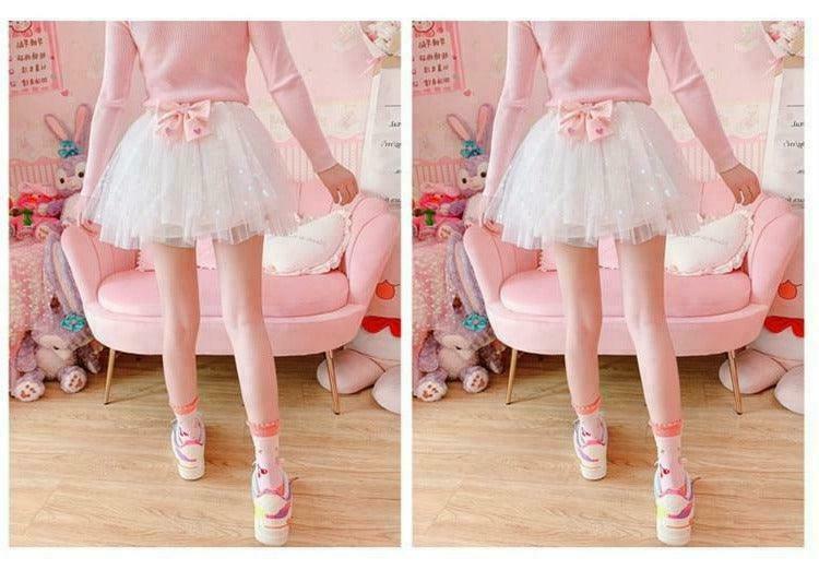 Tutu Princesscore Skirt with Detachable Bow Pin