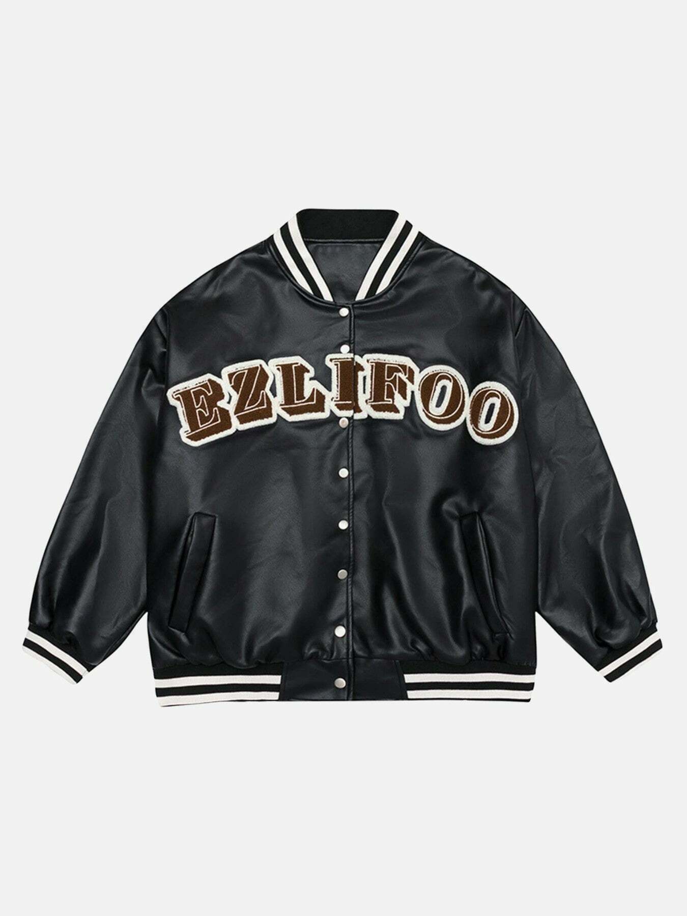 Vintage Alphabet Streetwear Baseball Jersey for Gen Z and K-POP Fashion