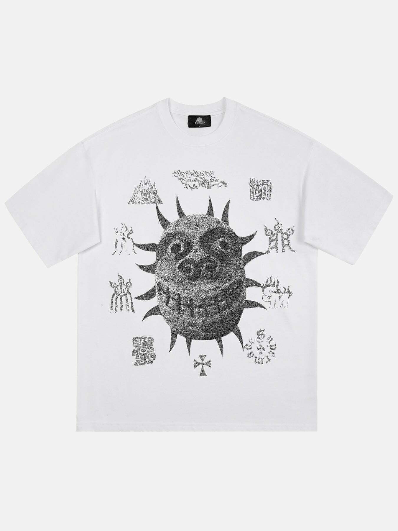 Vintage Country Mask Graphic Tee for Gen Z & K-POP Fashion