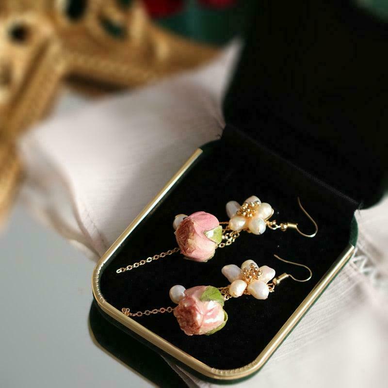 Vintage Floral Fairy Earrings for Gen Z Fashionistas