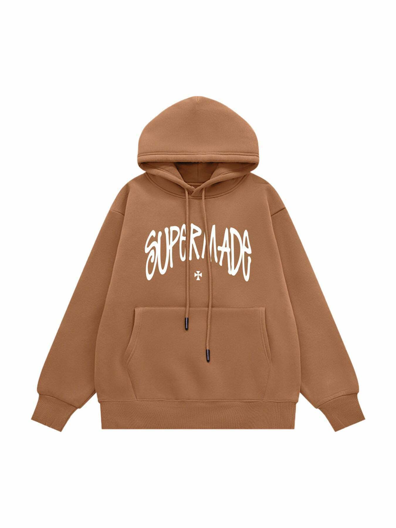 Vintage Letter Print Hoodie for Gen Z Fashion | K-POP Streetwear Y2K Style