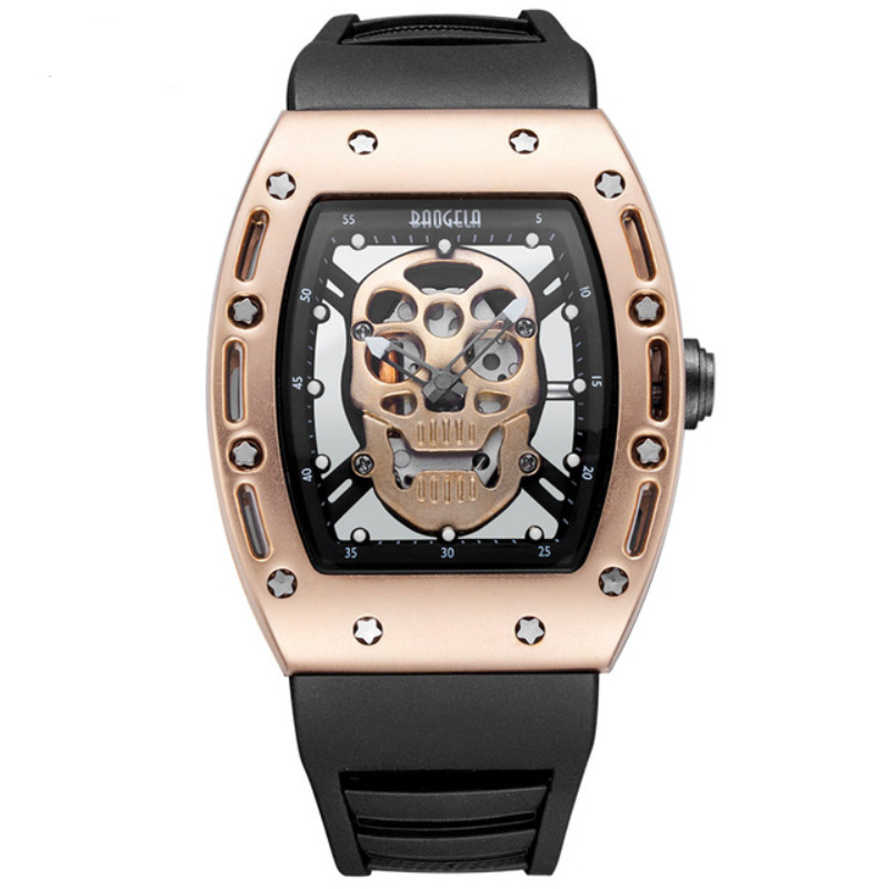 Vortex Velocity Skull Watch: Trendy Gen Z K-POP Streetwear Accessory