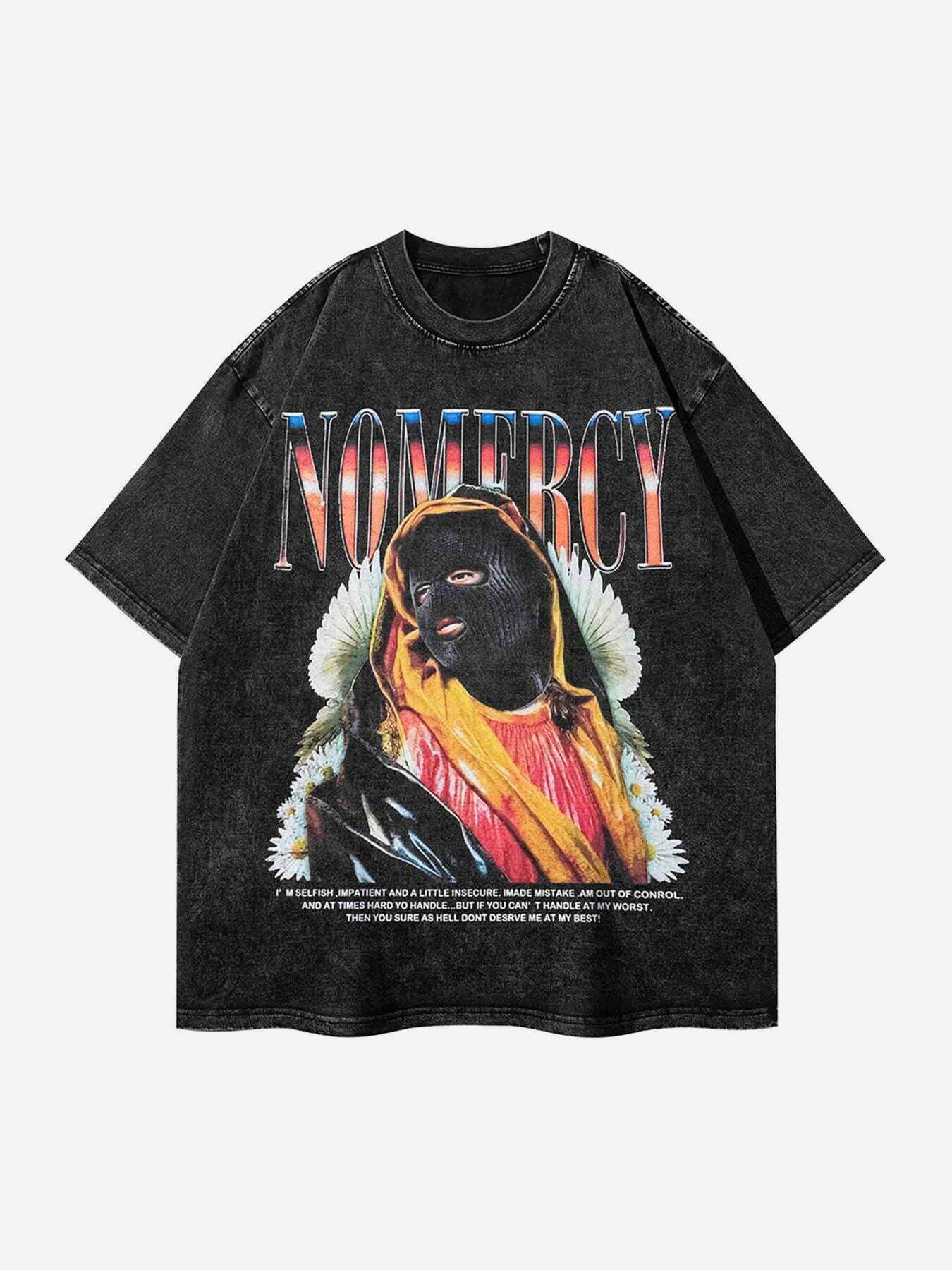 Washed Vintage Hip Hop Do-over Tee for Gen Z Streetwear Style