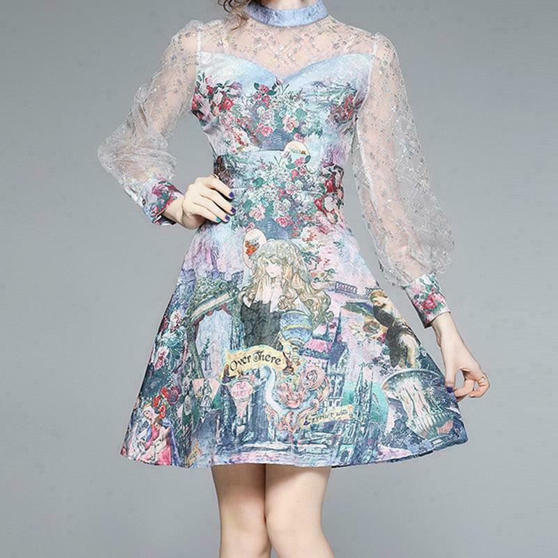 Wistful Otaku Fairycore Dress for Gen Z K-POP Streetwear