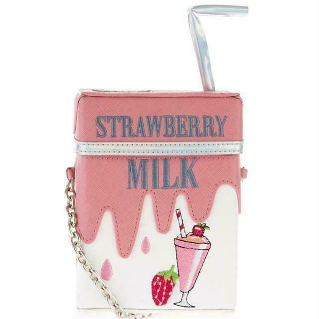 Y2K Milkshake Bag: Gen Z K-POP Streetwear Fashion Accessory