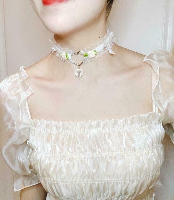 Y2K Princesscore Choker Necklace for Gen Z Fashionistas