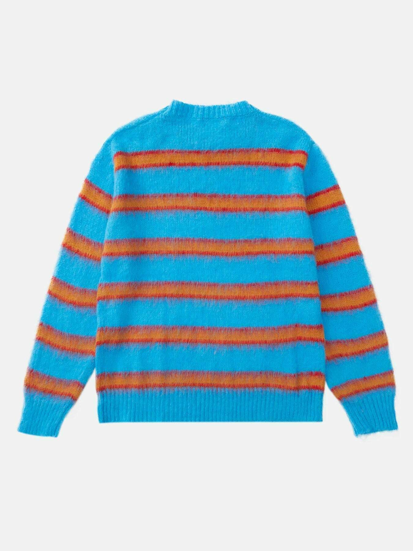 Y2K Striped Sweater: Gen Z K-POP Streetwear Fashion