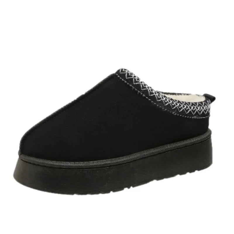 Y2K Style Onyx Winter Slippers for Gen Z Fashionistas